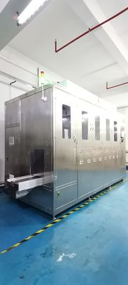 Máy làm sạch giỏ đa khe công nghiệp với phun xoay