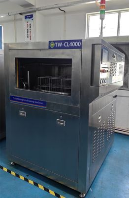 Thiết bị làm sạch dòng chảy pallet ổn định CE, Máy làm sạch hàn sóng tự động thực tế